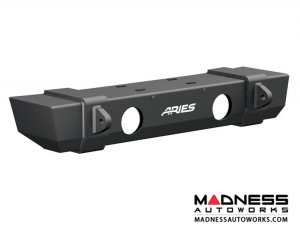 Jeep Wrangler JL TrailCrusher Front Bumper - Carbide Black Powdercoat